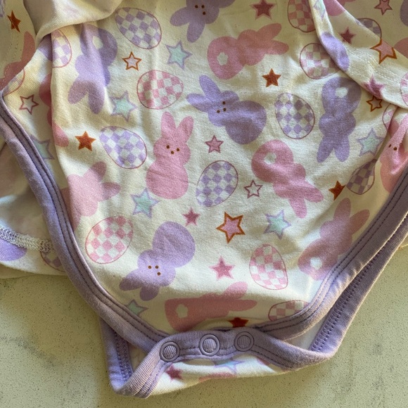 Dream Big Little Co Bunny and Egg Twirl Bodysuit Dress - Picture 3 of 4